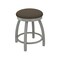 Holland Bar Stool Co 18" Swivel Vanity Stool, Nickel Finish, Canter Earth Seat 80218AN006 - alternate 1